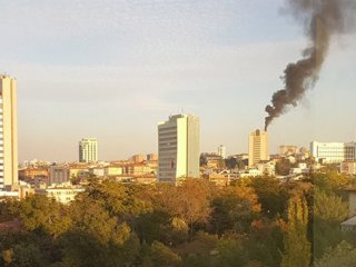 Ankara HiltonSA'da yangın