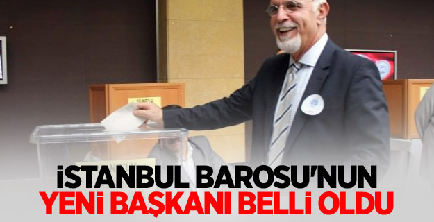 İstanbul Barosu'nun yeni başkanı belli oldu