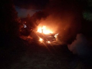 Aracını yaktı, cinler yaptırdı dedi