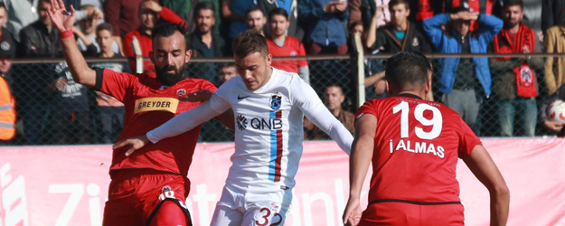 Trabzonspor, Çorum Belediyespor'u uzatmalarda geçti!