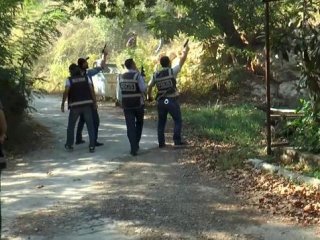 Ormanlık alana sahte içki imalathanesine kurmuşlar