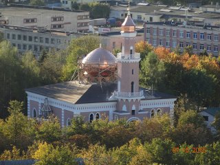 Sovyetlerin yıktığı camiyi Türkiye yeniden inşa etti