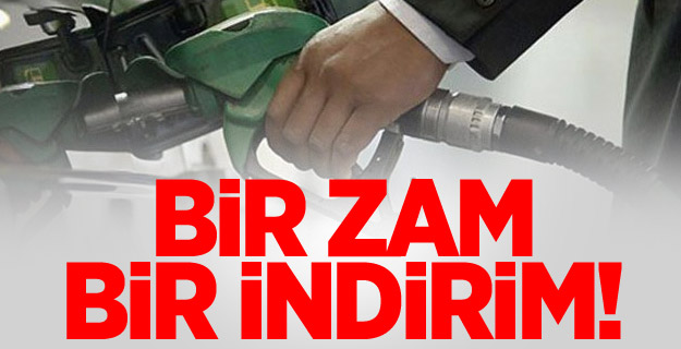Bir indirim bir zam!