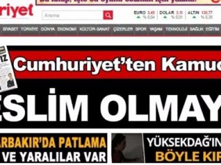 HDP'ye yapılan operasyon Cumhuriyet'e battı!