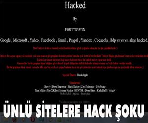 Birçok internet sitesi hacklendi