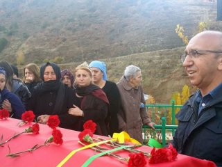 HDP'li vekil Önlü terörist cenazesine katıldı
