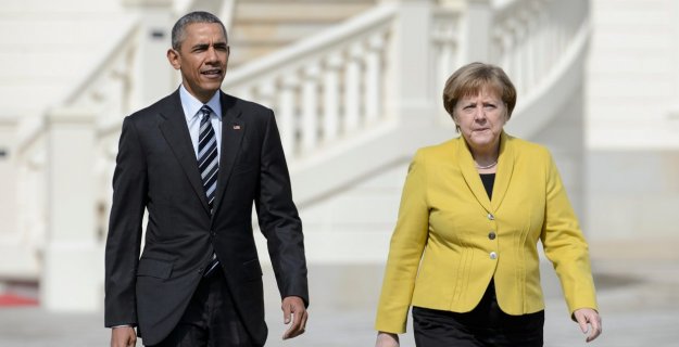 Obama'dan Merkel'e veda ziyareti