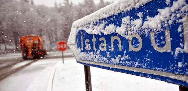 İstanbul’da kar yağışı başladı