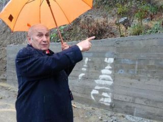 Rize’deki yol kesen duvarın sırrı ortaya çıktı!