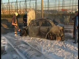 Haliç Köprüsü'nde korkutan yangın!