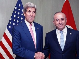 Çavuşoğlu Kerry ile Brüksel'de baş başa görüştü