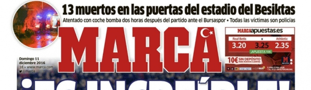 Marca Gaztesi'nden Türkiye'ye destek