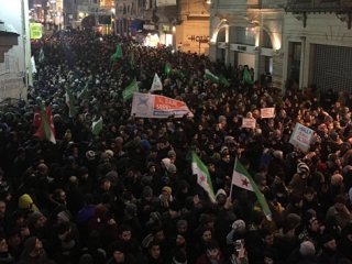 Sivil toplum kuruluşlarından 'Halep' eylemi