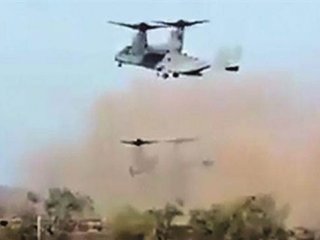 ABD'nin silah sevkıyatı görüntülendi