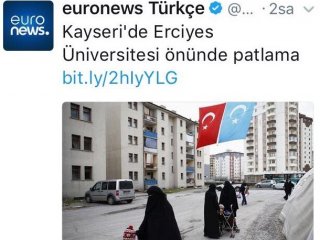 Euronews Kayseri saldırısında bile algı peşine düştü!