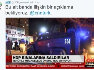 CNN Türk HDP'den özür diledi