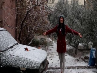 Mersin'e 20 yıl sonra kar yağdı