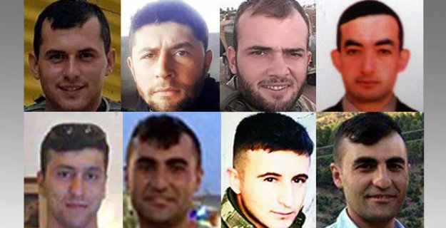 Fırat Kalkanı şehitlerinin evlerine ateş düştü