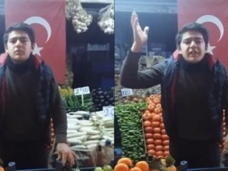 Pazarcı gençten sosyal medyayı sallayan sözler