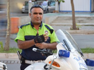 İşte büyük faciayı önleyen kahraman polisimiz