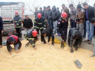 Kazada kopan kolu kayboldu