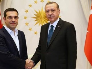 Erdoğan Çipras'la görüştü