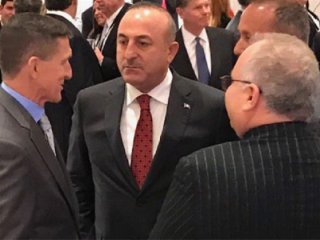 Çavuşoğlu Trump'ın yemeğine katıldı