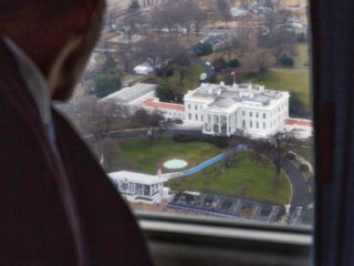 Barack Obama'dan Beyaz Saray'a son bakış!