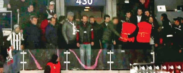O taraftar böyle yakalandı!