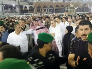 Erdoğan umrede böyle görüntülendi