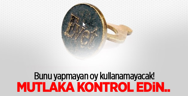 YSK seçmen listesi sorgulama hemen yapın!