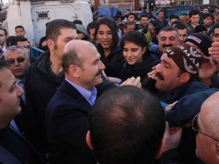 Soylu'ya Diyarbakır'da sevgi seli