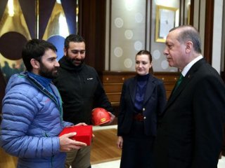 Cumhurbaşkanı Erdoğan'a getirdiler!