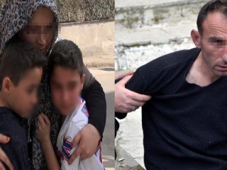 Eşine bıçak çekip kovaladı! Yetmedi evi yaktı