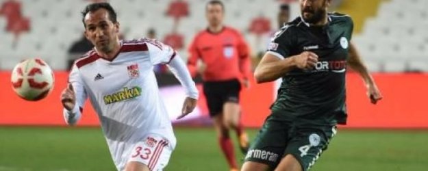 Sivas'ta gol sesi çıkmadı! Konya avantajı kaptı