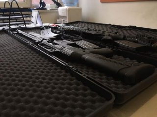 Konya'da ruhsatsız 63 tüfek ele geçti!