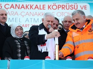 1915 Çanakkale Köprüsü'nün temeli atıldı