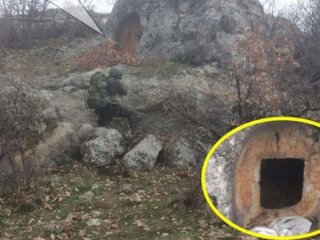 PKK sığınağında ısı güdümlü füze bulundu