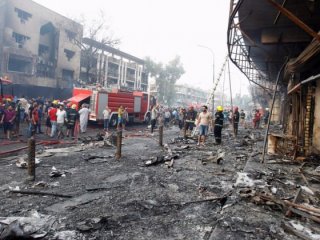 Bağdat’ta bomba yüklü tankerle saldırı