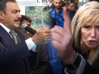 Bakan Eroğlu'nun programında 'soru' gerginliği