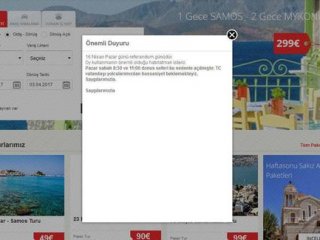 AK Parti'li başkanın şirketinden referandum günü Sakız Adası turu