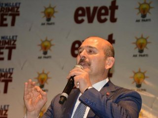 Bakan Soylu gözyaşlarını tutamadı