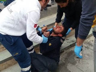 İstanbul'un göbeğinde tüylerinizi diken diken edecek görüntü