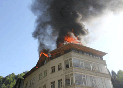 Korkunç yangın