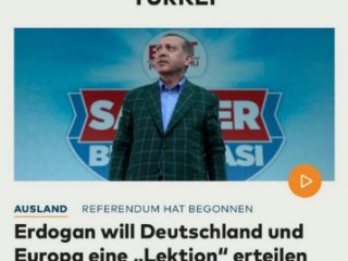 Alman basını Türkiye'deki referandumla yakından ilgili