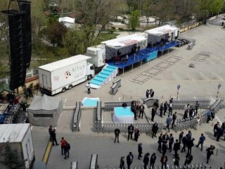 Balkon konuşması için hazırlıklar başladı