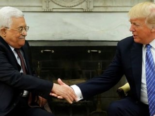 Trump ve Abbas'tan ortak basın toplantısı