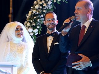 Cumhurbaşkanı Erdoğan nikah şahidi oldu