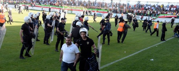 Amed-Erzurum sonrası olay! Polis sahaya girdi