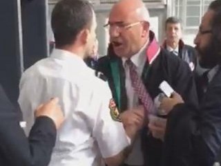 CHP'li Tanal bu kez Ankara Adliyesi'nde olay çıkardı